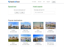 Tablet Screenshot of hotelwifitest.com